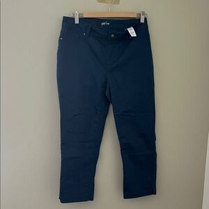 Up! Crop Blue Stretch Crop Pants Women’s Size 10
